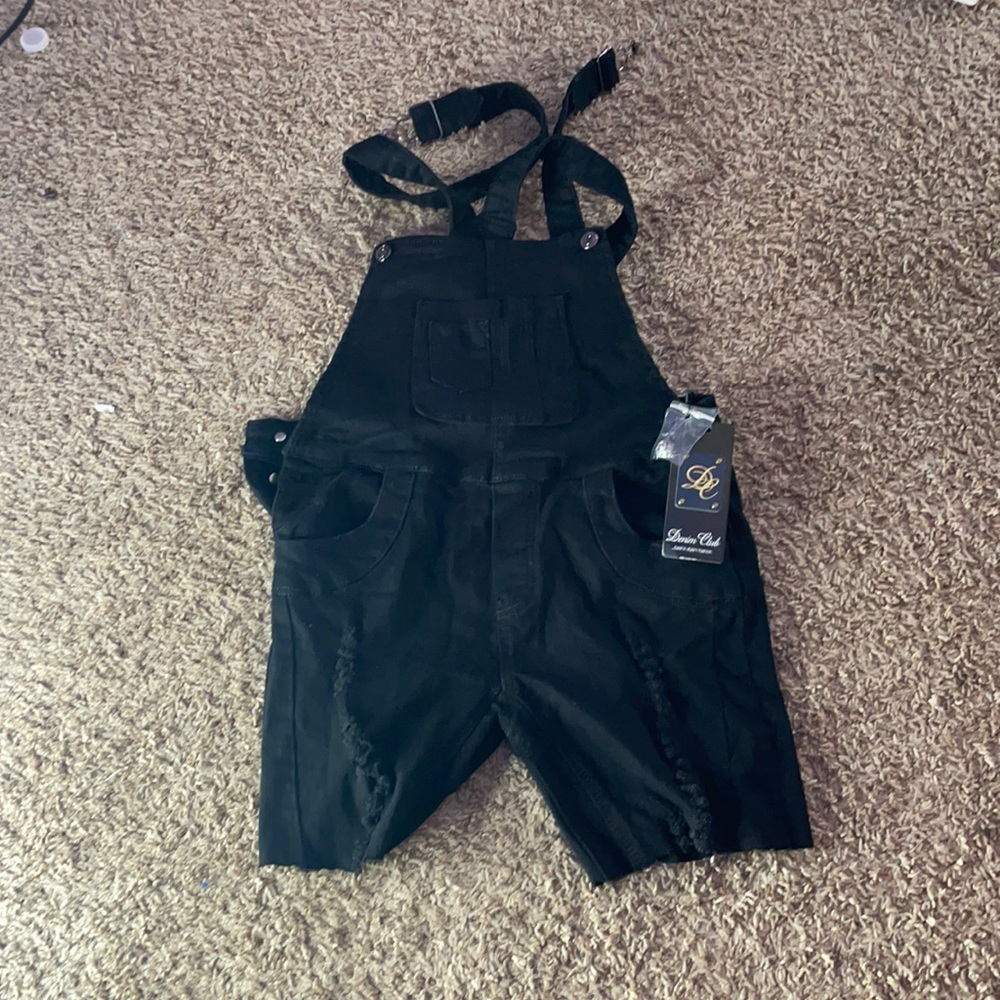 Black jean jumper